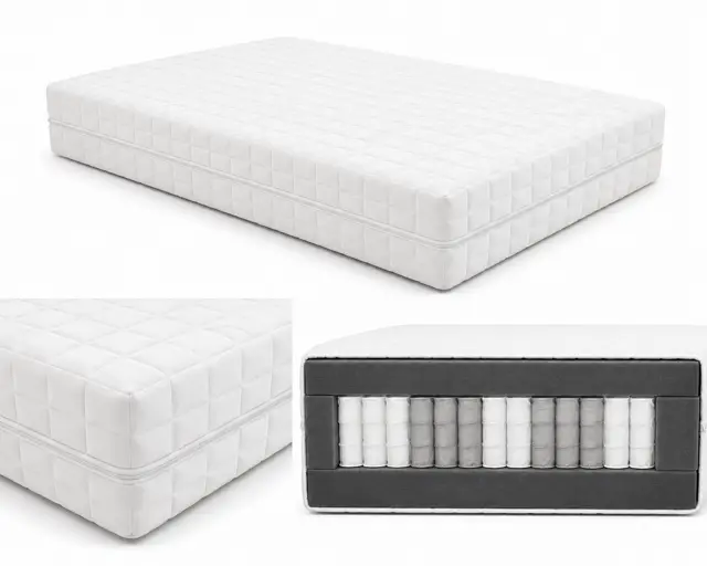Matelas Elite Ressorts Ensachés (620/m²) HR55 – Confort Premium