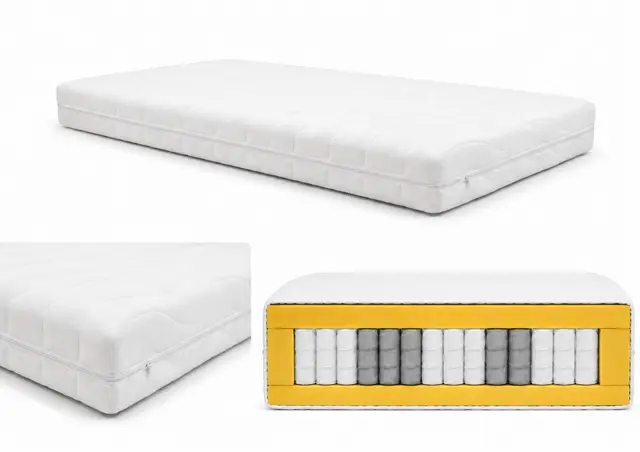 Matelas SleepErgo Ressorts Ensachés (380/m²) HR45 – Confort Essentiel