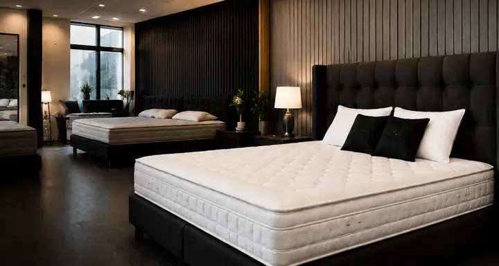 Matelas haut de gamme dans le showroom Centre du Matelas à Bruxelles